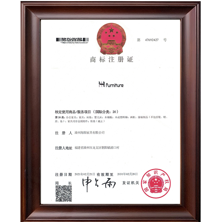 Trademark certificate