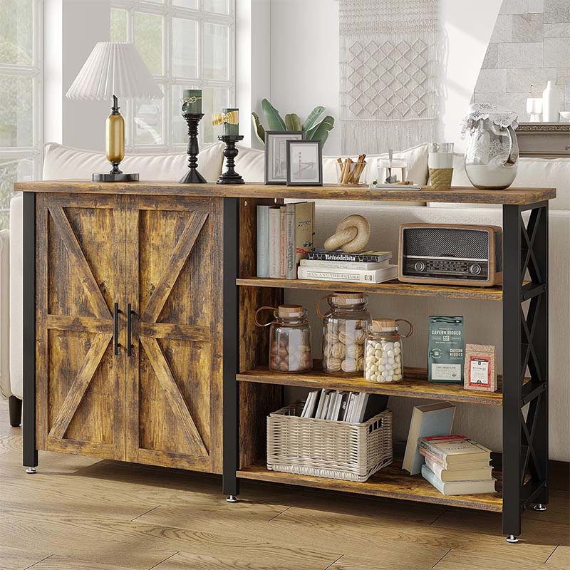 Console Table with Cabinet